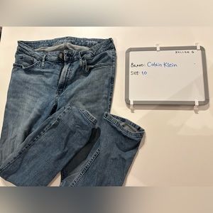 Calvin Klein slim boyfriend jeans, size 10
